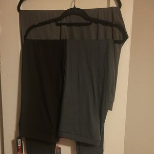 32 Degrees 1 Black and 3 Gray Baselayer Lightweight Leggings